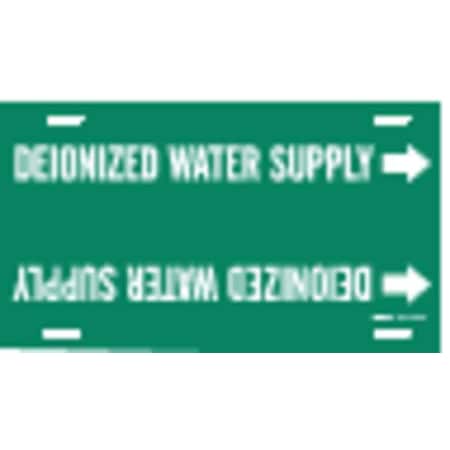 Pipe Mrkr, Deionized Water Supply, 10 to15 MPN:4173-H