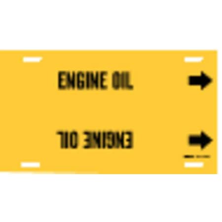 Pipe Marker, Engine Oil, Yel, 6 to 7-7/8 In MPN:4180-F