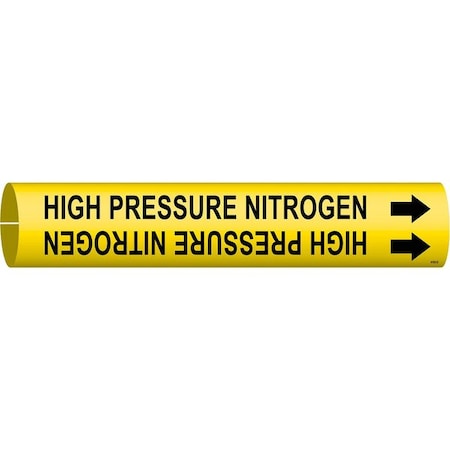 Pipe Mrkr, High Pressure Nitrogen, 4to6 In MPN:4195-D