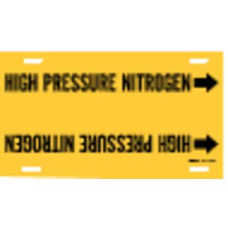 Pipe Mrkr, High Pressure Nitrogen, 10 to15 MPN:4195-H