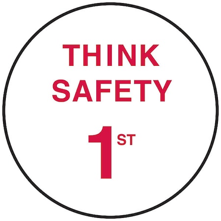 Hard Hat Emblem Labl, 2in. dia., Vinyl, PK4, 42283 MPN:42283