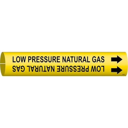 Pipe Mrkr, Low Pressure Natural Gas, 4 to6 MPN:4241-D