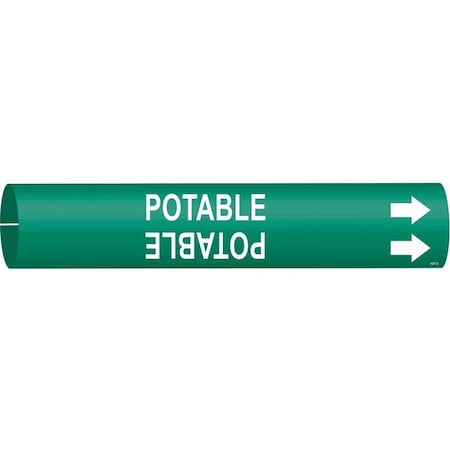 Pipe Markr, Potable, 2 13/16in H, 2 4/5in W MPN:4261-D