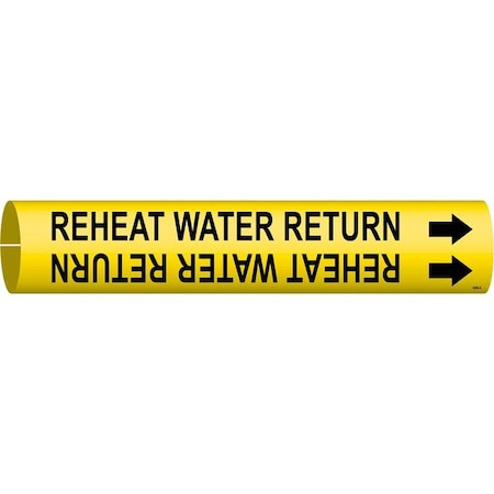 Pipe Mrkr, Reheat Water Return, 3/4to1-3/8 MPN:4266-A