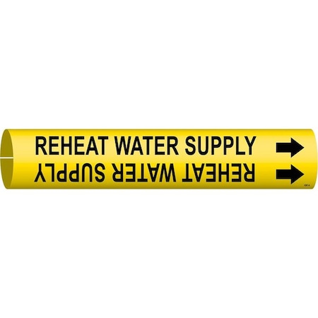 Pipe Mrkr, Reheat Water Supply, 3/4to1-3/8 MPN:4267-A