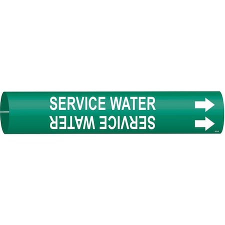 Pipe Markr, Service Water, 7/8in H, 7/8in W MPN:4270-B