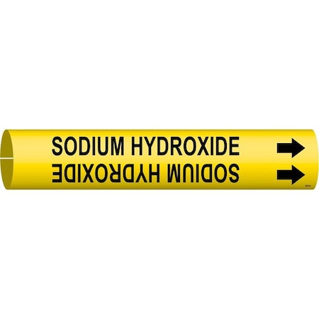 Pipe Mrkr, Sodium Hydroxide, 3/4to1-3/8 In MPN:4275-A