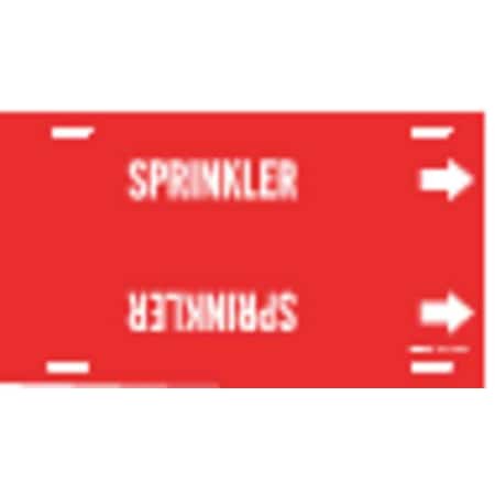 Pipe Marker, Sprinkler, Red, 10 to 15 In MPN:4277-H