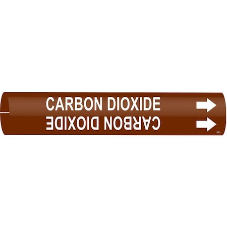 Pipe Mrkr, Carbon Dioxide, 1-1/2to2-3/8 In, 4306-B MPN:4306-B