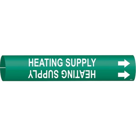 Pipe Mrkr, Heating Supply, 1-1/2to2-3/8 In, 4326-B MPN:4326-B