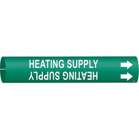 Pipe Mrkr, Heating Supply, 2-1/2to3-7/8 In, 4326-C MPN:4326-C