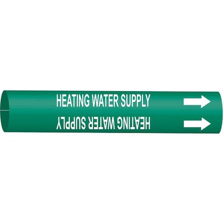 Pipe Mrkr, Heating Water Supply, 8 to9-7/8, 4328-G MPN:4328-G