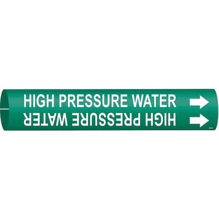 Pipe Marker, High Pressure Water, 4332-A MPN:4332-A