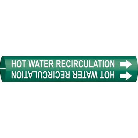 Pipe Marker, Hot Water Recirculation, 4336-C MPN:4336-C