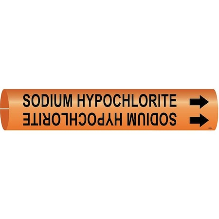 Pipe Mrkr, Sodium Hypochlorite, 3/4to1-3/8 MPN:4362-A