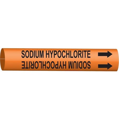 Pipe Mrkr, Sodium Hypochlorite, 8to9-7/8In, 4362-G MPN:4362-G