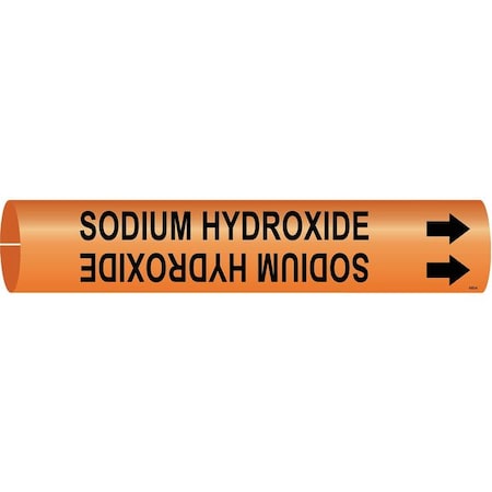 Pipe Marker, Sodium Hydroxide, 4363-D MPN:4363-D