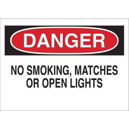 Danger No Smoking Sign, 10
