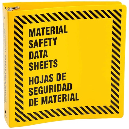 Binder, Material Safety Data Sheets/Hojas de Seguridad de Material, 11 5/8 in W, 11 5/8 in H MPN:48757Y