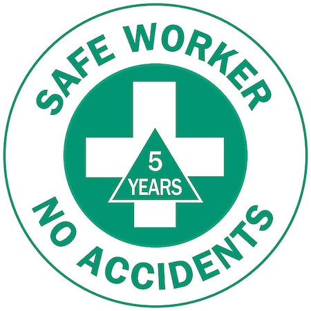 Hard Hat Emblem Label, PK4, 49553 MPN:49553