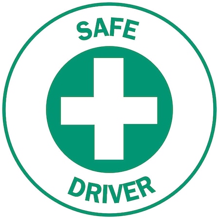 Hard Hat Emblem Labl, 2in. dia., Vinyl, PK4, 49557 MPN:49557