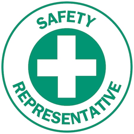 Hard Hat Emblem Label, PK4, 49573 MPN:49573