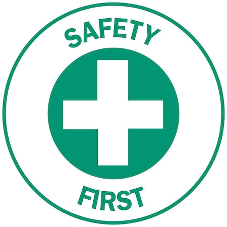 Hard Hat Emblem Label, Green/White, 49581 MPN:49581