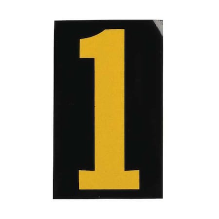 NumberLabel, 2-7/8inH, 1-3/4inW, PK25 MPN:5000-1