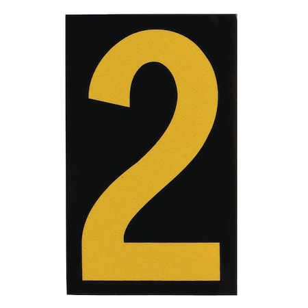 NumberLabel, 2-7/8inH, 1-3/4inW, PK25 MPN:5000-2
