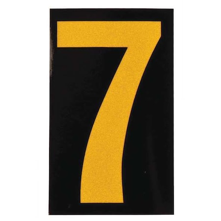 NumberLabel, 2-7/8inH, 1-3/4inW, PK25 MPN:5000-7