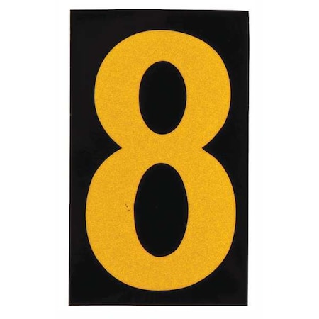 NumberLabel, 2-7/8inH, 1-3/4inW, PK25 MPN:5000-8