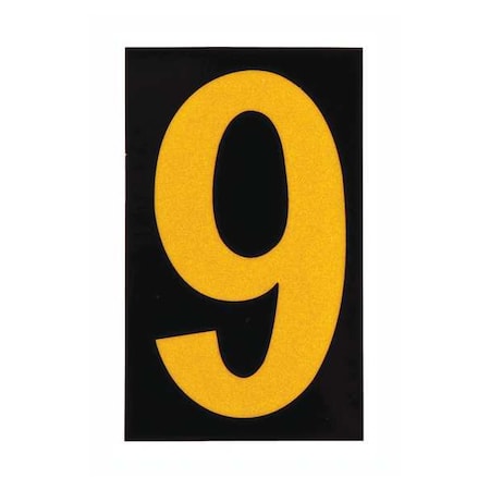 NumberLabel, 2-7/8inH, 1-3/4inW, PK25 MPN:5000-9