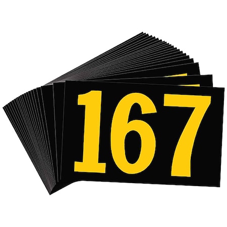NumberLabel, 2-7/8inH, 4-3/4inW, PK25 MPN:50019