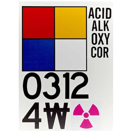 NFPA Sign, 15 in Height, 15 in Width, Diamond MPN:50054