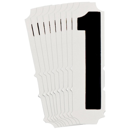NumberLabel, 1-3/4inH, 1/2inW, PK10 MPN:5010P-1