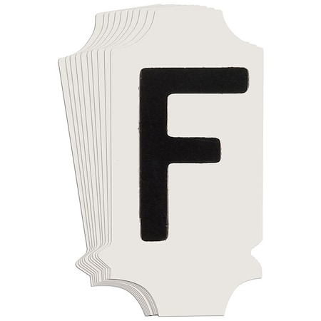 LetterLabel, 1-3/4inH, 7/8inW, PK10 MPN:5010P-F