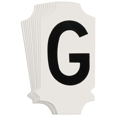 LetterLabel, 1-3/4inH, 7/8inW, PK10 MPN:5010P-G