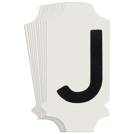 LetterLabel, 1-3/4inH, 7/8inW, PK10 MPN:5010P-J