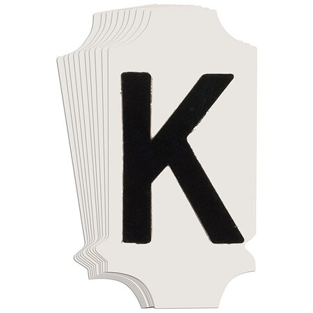 LetterLabel, 1-3/4inH, 7/8inW, PK10 MPN:5010P-K