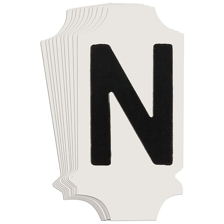 LetterLabel, 1-3/4inH, 7/8inW, PK10 MPN:5010P-N