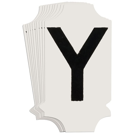 LetterLabel, 1-3/4inH, 1-1/8inW, PK10 MPN:5010P-Y