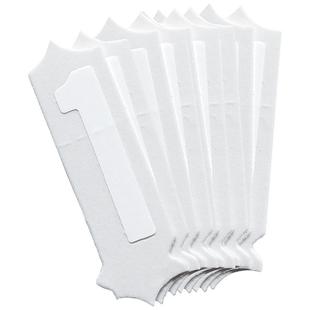 NumberLabel, 1-3/4inH, 1/2inW, PK10 MPN:5040P-1