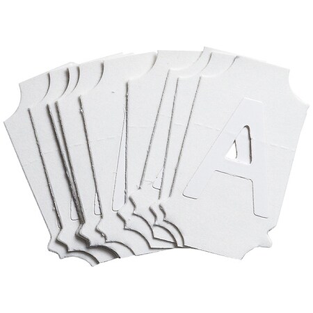 LetterLabel, Polyester, 1-3/4inH, 1inW, PK10 MPN:5040P-A