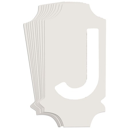 LetterLabel, 1-3/4inH, 7/8inW, PK10 MPN:5040P-J