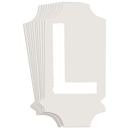 LetterLabel, 1-3/4inH, 7/8inW, PK10 MPN:5040P-L