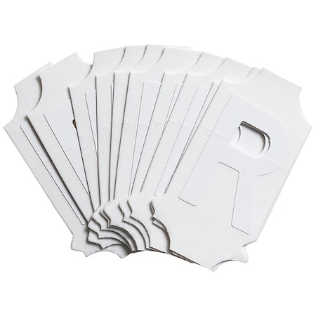 LetterLabel, 1-3/4inH, 7/8inW, PK10 MPN:5040P-R