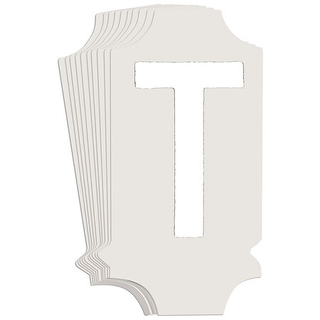 LetterLabel, 1-3/4inH, 7/8inW, PK10 MPN:5040P-T