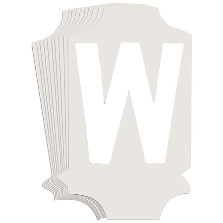 LetterLabel, 1-3/4inH, 1-1/8inW, PK10 MPN:5040P-W