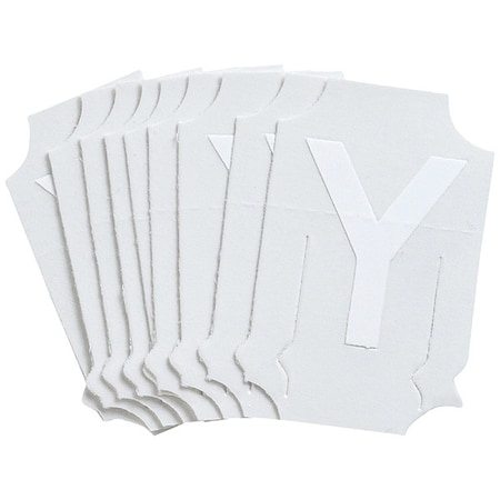 LetterLabel, 1-3/4inH, 1-1/8inW, PK10 MPN:5040P-Y