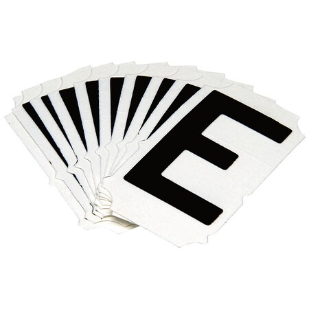 LetterLabel, Polyester, 2inH, 1-1/2inW, PK10 MPN:5050P-E